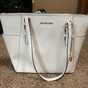 Michael Kors white bag